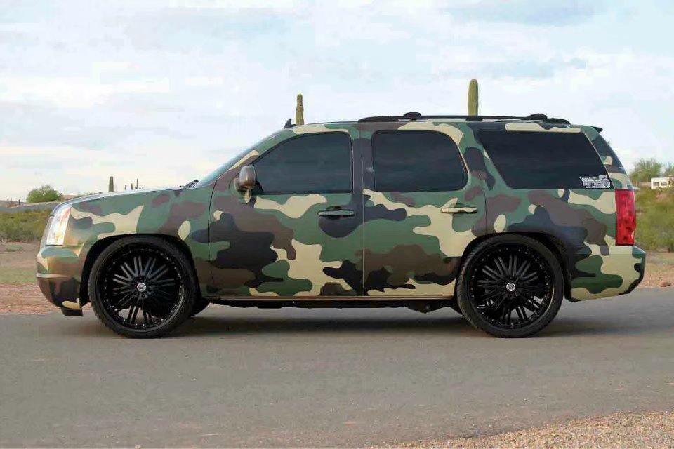 

Army Green Jumbo Camouflage Vinyl Car Wrap Film DIY Adhesive Sticker Car Wrapping Foil with Air Bubbles Free, Gloss finished
