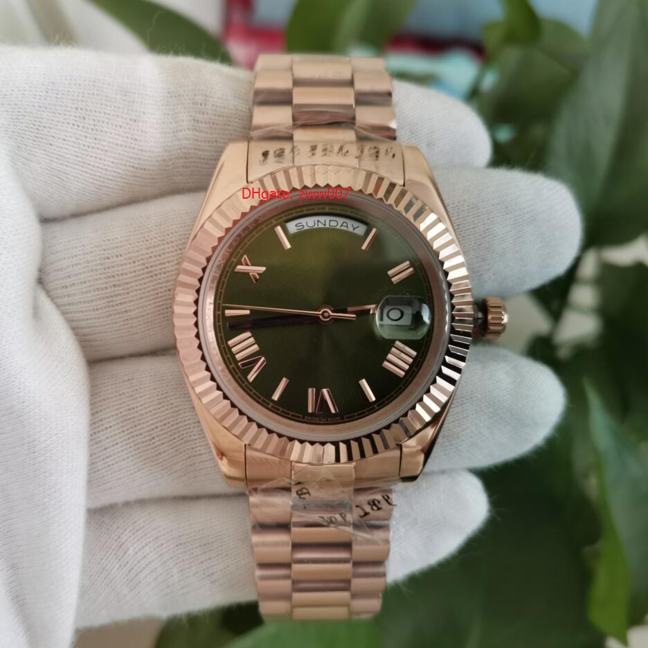 

Factory Supplier Topselling High Quality Sapphire Wristwatches 41mm 228239 Green Dial 18K Rose Gold Asia 2813 Movement Mechanical Automatic Mens Watch Watches