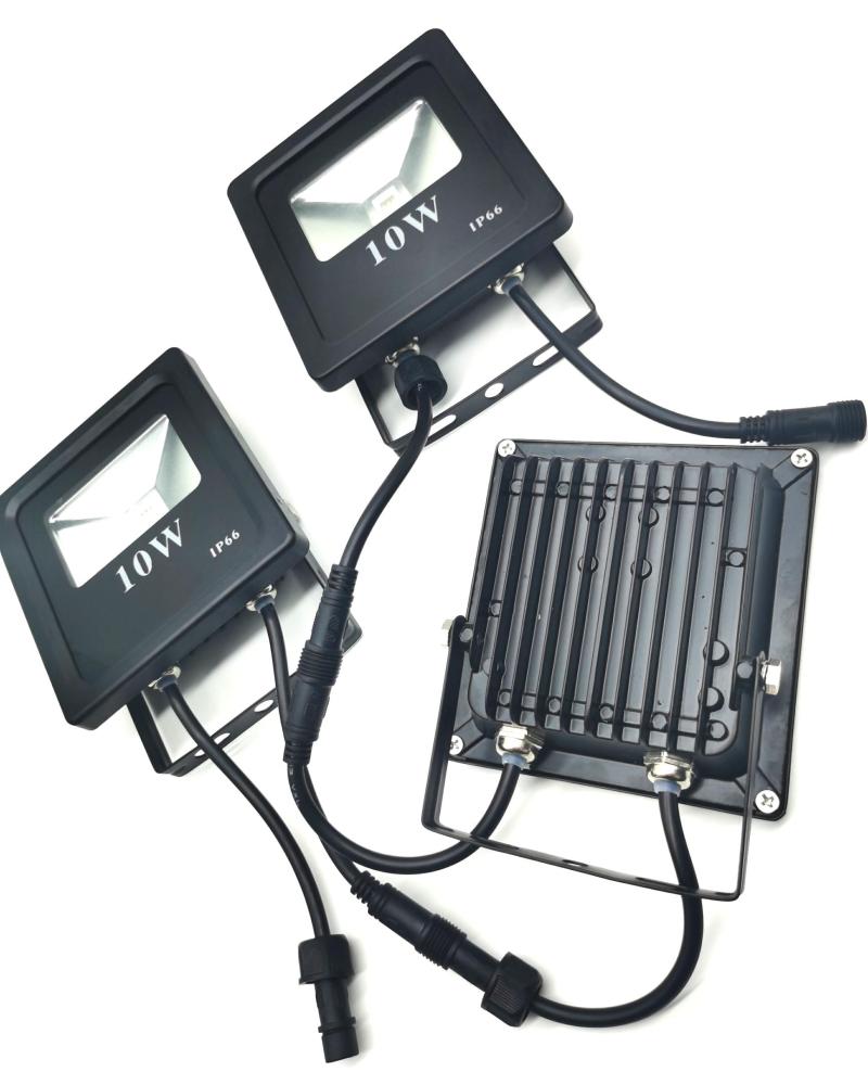 

Strips 9W High Power WS2811 Led Full Color Pixel RGB Flood Light , Addressable Floodlight DC12-24V;IP66