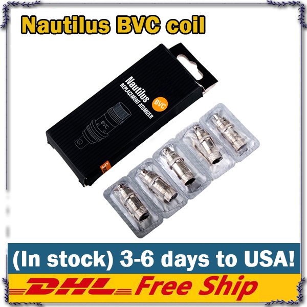 

Aspire Nautilus 1.6ohm/1.8ohml Atomizer BVC Replacement Head Coils For Aspire Nautilus and Nautilus mini Adjustable Airflow Tank Clearomizer