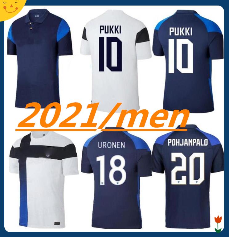 

2020 National team Finland Soccer Jersey JENSEN SOIRI PUKKI home away 2020 2021 Football Shirt Camiseta de futbol S-2XL, Black;yellow