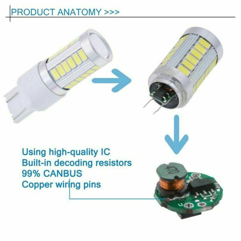 

Emergency Lights 7443 5630 33SMD LED SIDELIGHT 800LM DUAL FILAMENT High Quality 18*60.5mm