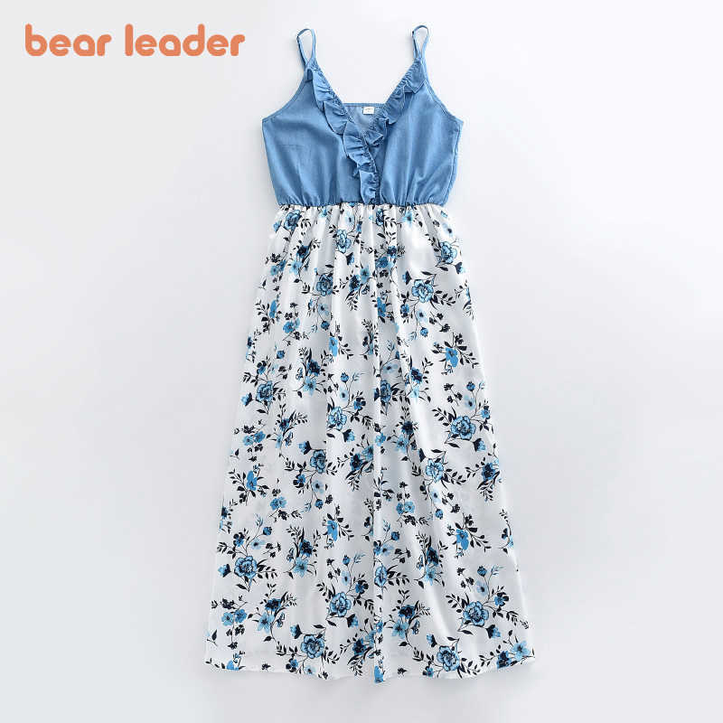 

Bear Leader Maternity Ruffles Summer Floral Dresses Fashion Women Pregnancy Patchwork Clothes Elegant Sling Outfits 210708, Ah4823blue
