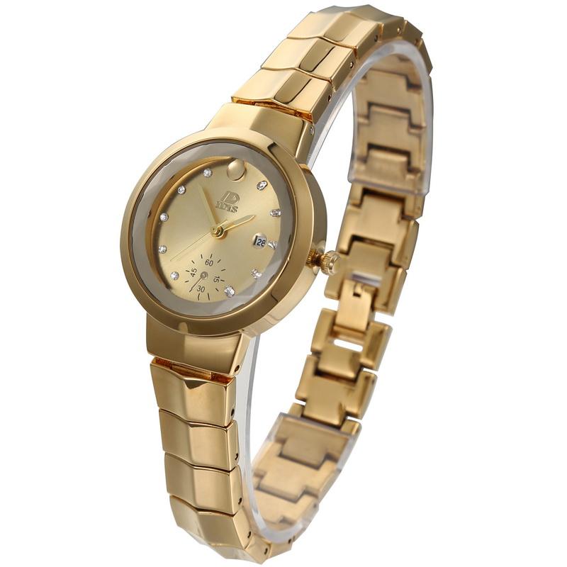 

Wristwatches IDIS Fashion Luxury Business Watch Quartz Ladies Waterproof Wrist For Women, Gold