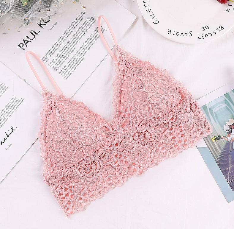 

Women's Shapers 2021 Arrival Women Push Up Wireless Lace Bra Top Plus Size Bralette Underwear Lingerie Full Cup