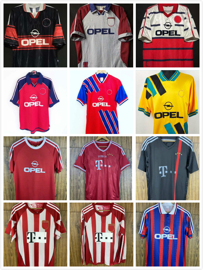 

91 92 93 94 95 96 97 98 99 Bayern retro Soccer jersey 00 01 02 10 11 12 13 14 15 CRUZ DAEI PAPIN ELBER zickle LIZARAZU EFFENBERG Pizarro Matthaus Klinsmann football shirts