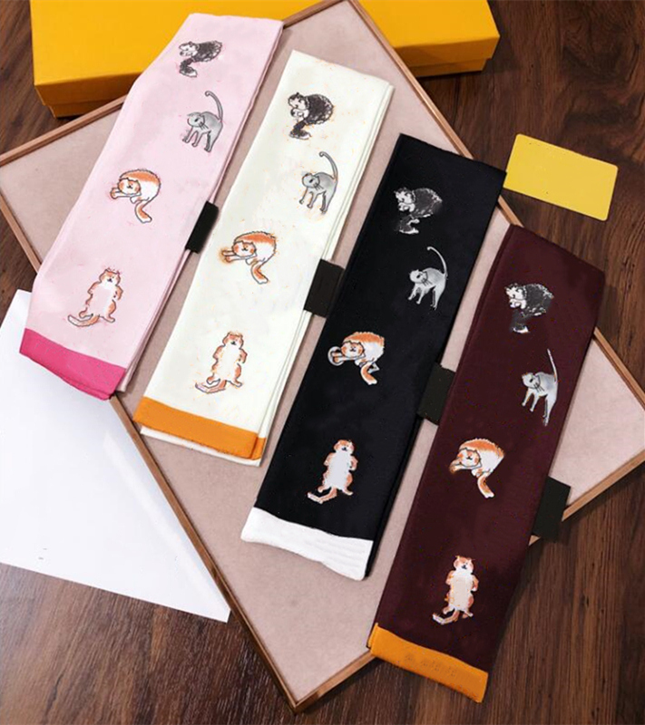 

Designer headband classic handbag scarf high quality silk material size 8*120cm