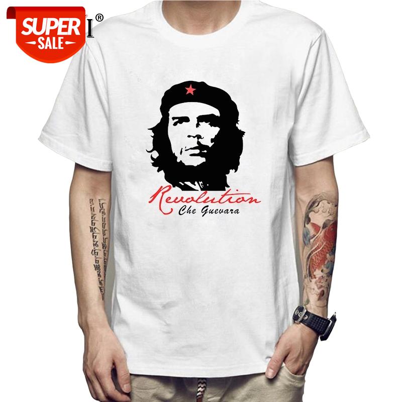 

XIN YI Men's T-shirt Top Quality100% cotton che guevara revolution printing cool loose o-neck men tshirt t-shirt male tee shirts #9S6S, White;black