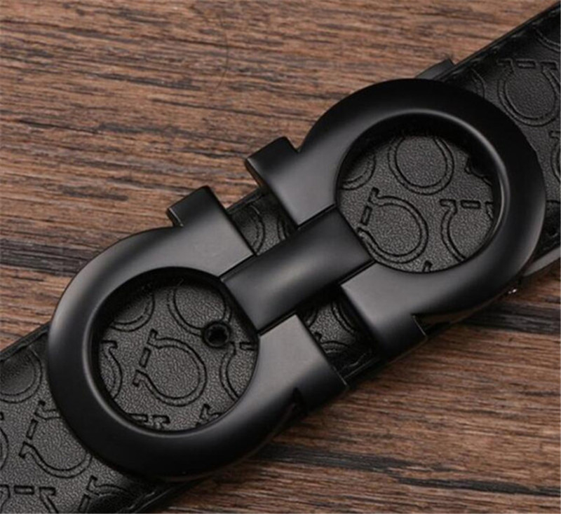 

Luxury fashion brand belts for mens belt designer belt top quality pure copper buckle bets leather male chastity belt, Black