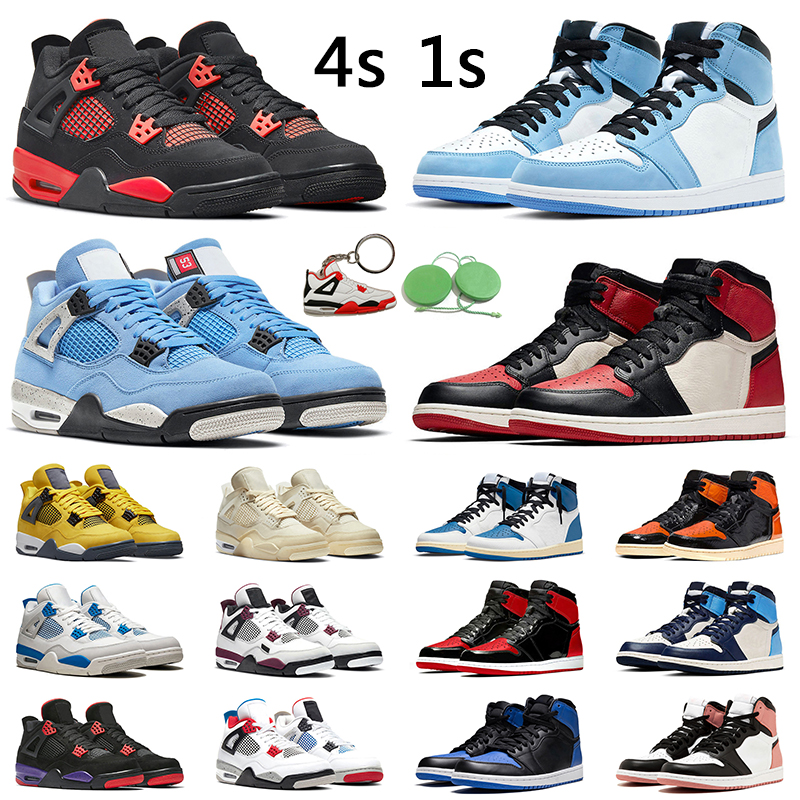 

jumpman4s Basketball Shoes University Blue Red Thunder White Oreo Men Women 1s Bred Toe Bordeaux Obsidian Mens Trainer