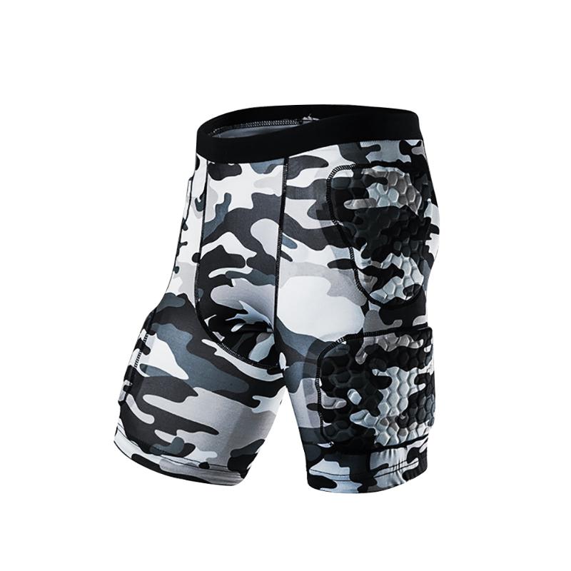 

Men Summer Running Elastic Waist Exercise Cycling Training Soft Sports Shorts Gym Fitness Outdoor Quick Drying Protective, Black