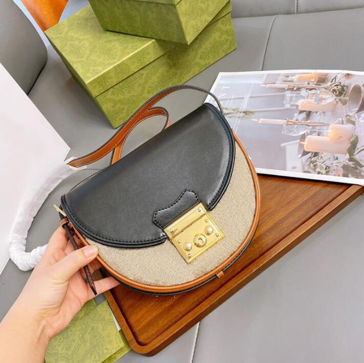 

Top Quality Luxurys Designers Bags Women Padlock Shoulder Bag Lady Handbags Crossbody Bag Mini Purse Shoulder Bags with Box, Black