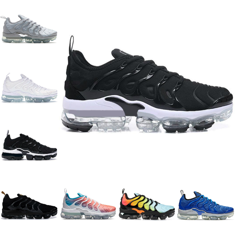 

2021 New TN Plus Running Shoes For Men Women Triple Black White Lemon Lime Overbranding Dark Grey White Tns Sneakers Sport Shoes Designer, T001