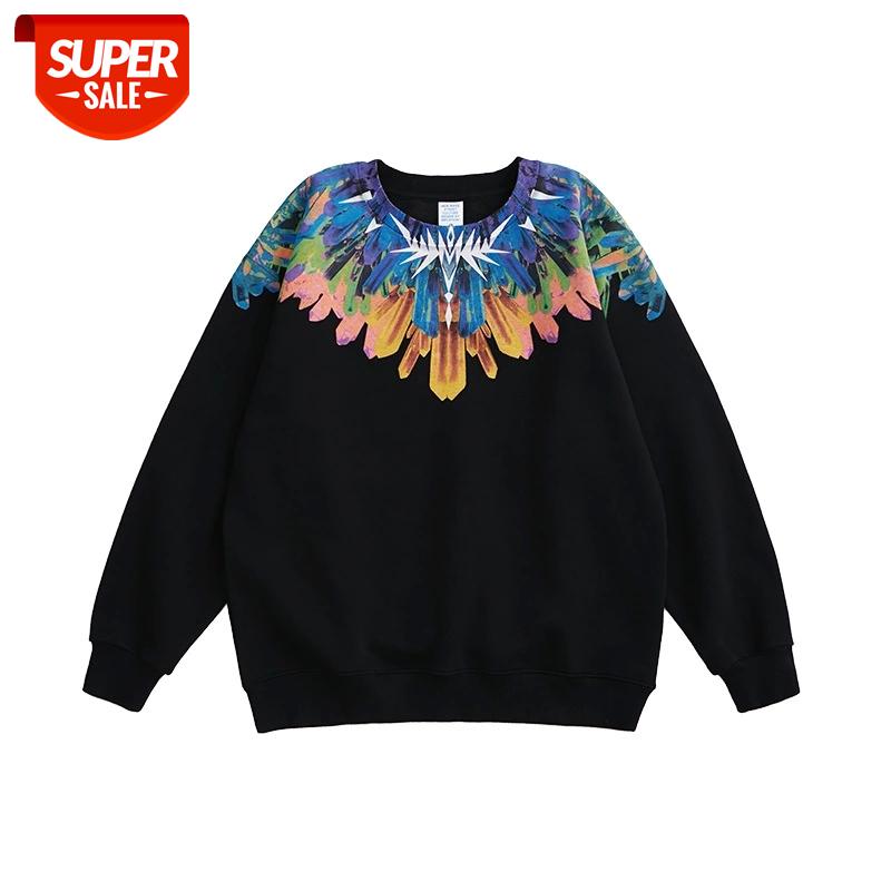 

SEVEYFAN Men's Hip Hop Sweatshirts Ice Printed Fleece Hoodies Pure Cotton Pullover for Male #cI9R, Black