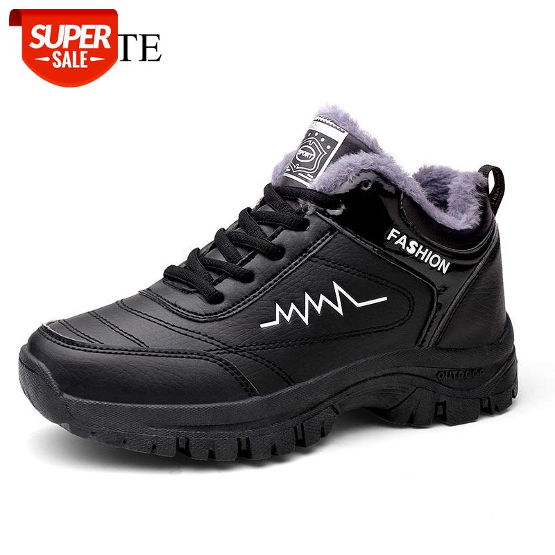 

Winter Men Boots Waterproof Snow Boots Comfortable Sneakers Men Work Casual Shoes Non-slip Light Rubber Sole Walk Shoes #1c2s