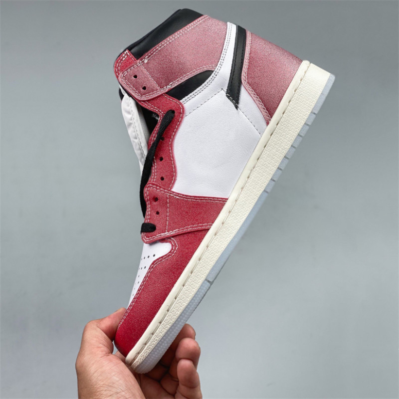 

New Release 1s Chicago Top 3 2.0 Sneakers Sports White Red Black Trophy Room Shoes Unisex Limited 1 High Skate Casual Shoes
