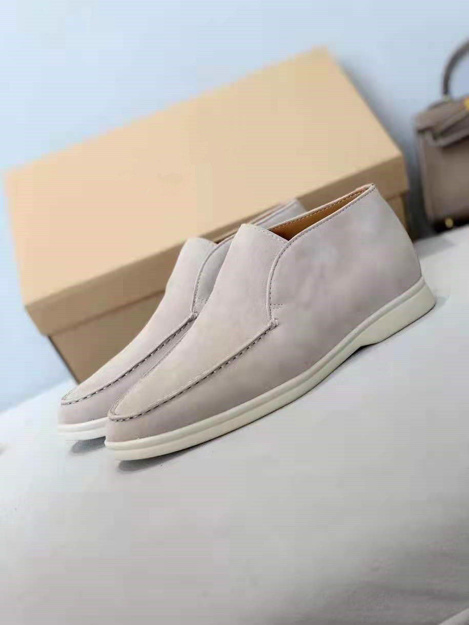 

Sales Factory Direct Suede Leather Mens Women dress shoes Luxury lock designer Loro Walk party Flats Moccasin business Casual Loafers shoe IRHC, Color 7