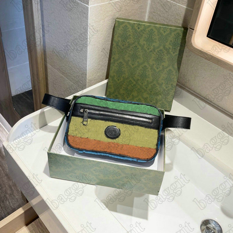 

2021ss Multicolor Canvas Belt Bag Off The Grid Mini Designer Waist CrossBody Handbag Luxurys Italy Brand Purse Wallet Flap Nylon Messager Bags, Customize