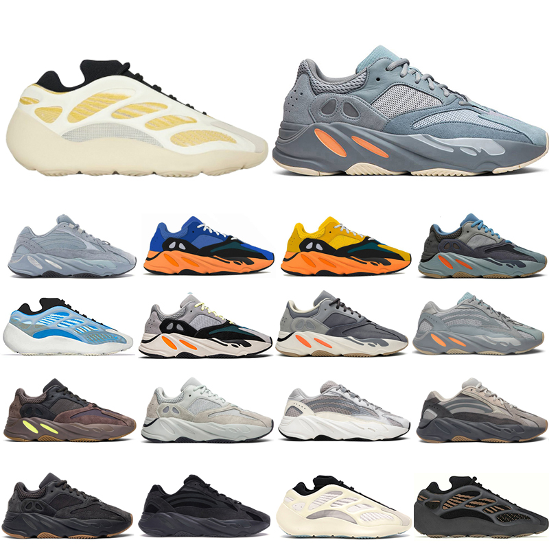 

700 V3 Running Shoes for Men Wave White Skeleton Utility Black Mist reflective Womens wholesale outdoor 500 sneakers shoes 5.5-11, 12 sale 36-45