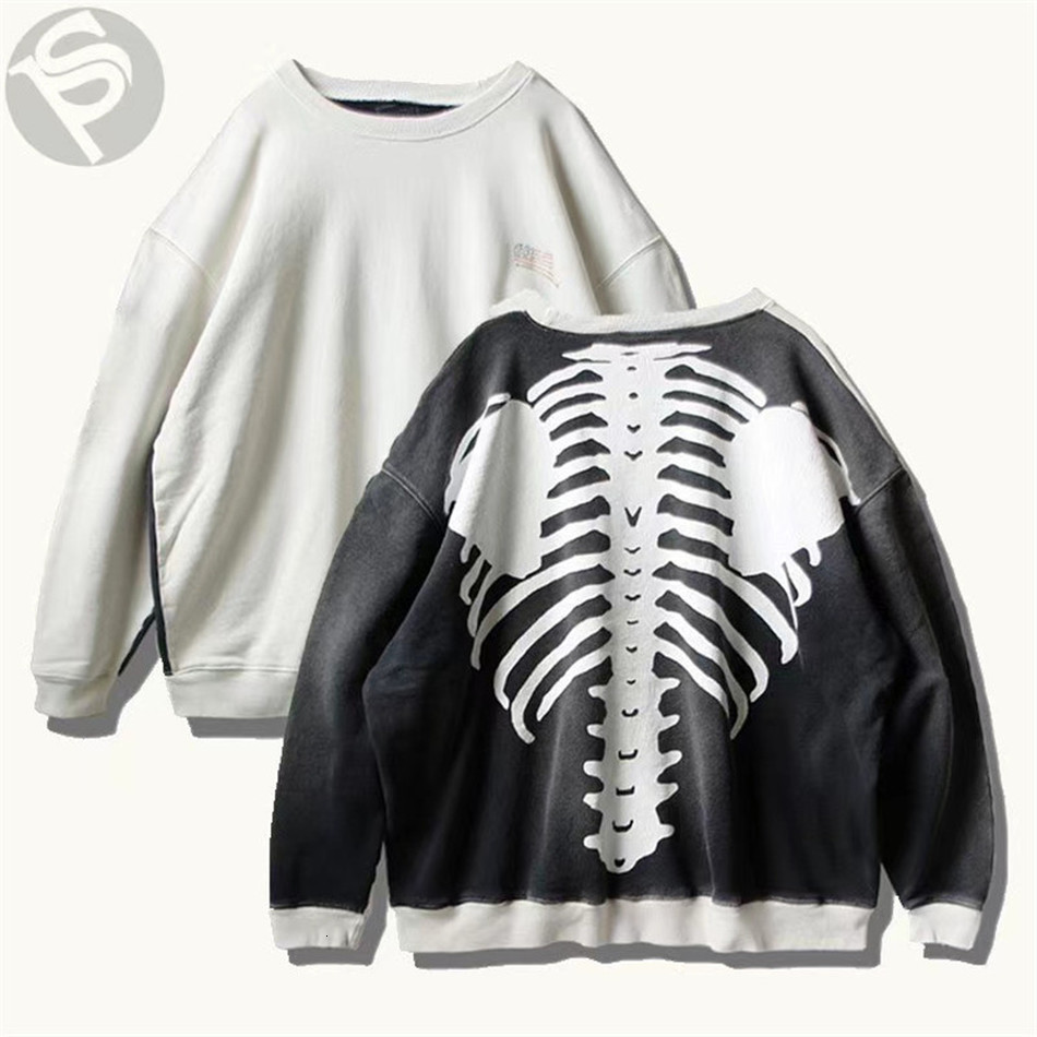 

2021 New Fw Sweatshirts Men Women Thick Cotton High Quality Gray Kapital Pullover Hoodie P6j3