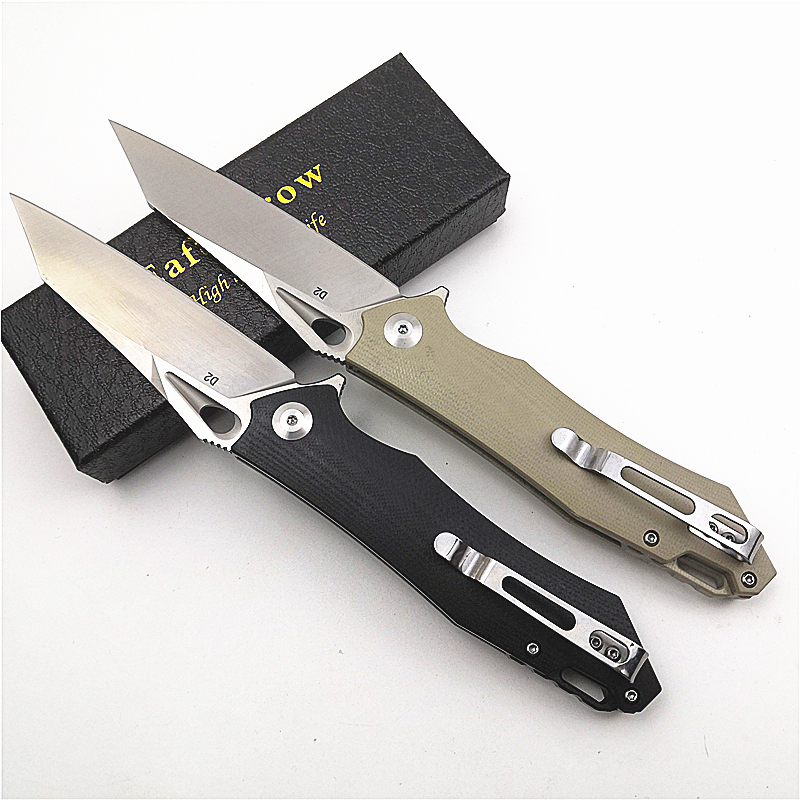

D2 Foding Knife Eafengrow EF934 EDC/Pocket Knife G10 hande Ba bearing outdoor camping hunting knife foding