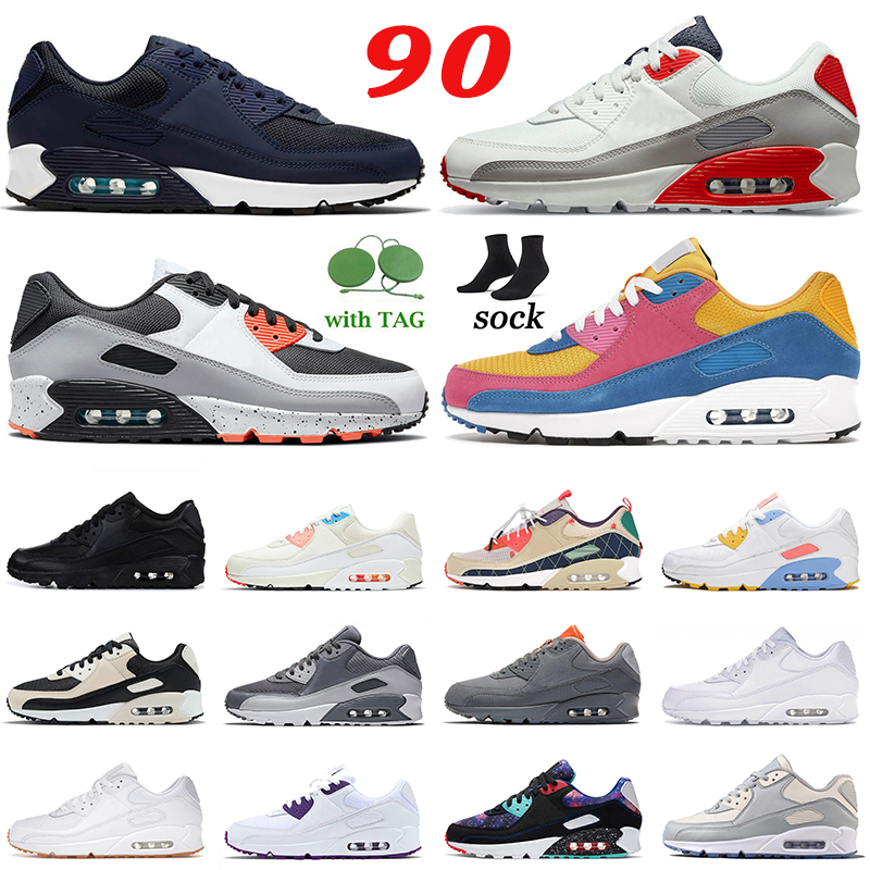 

90 90s Men Women Running Shoes Big Size Us 12 Black White UNC Solar Max Flare Pink Off Valentines Day Air Sports Sneakers Airmax Trainers Outdoor EUR 36-46, C16 36-46 raptors