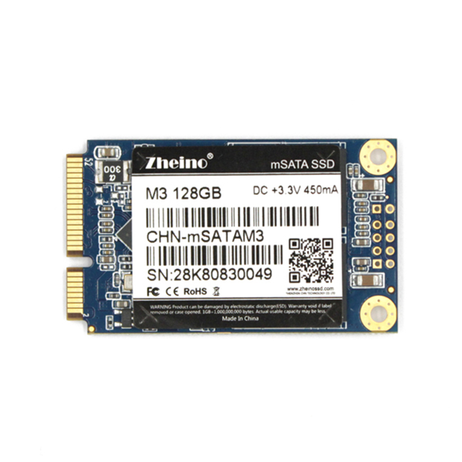 

Zheino Solid State Disk mSATA 128GB SSD 3D NAND TLC For Lalptop MINI PC