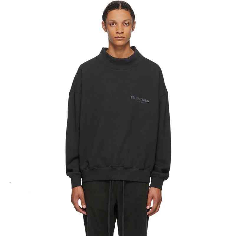 

Men' Hoodies & Sweatshirts Autumn Winter Oversize Reflective Turtleneck Hoodie Skateboard Loose Pullover Unisex cotton Sweatshirt x07f# V4W6, 1# shoe box