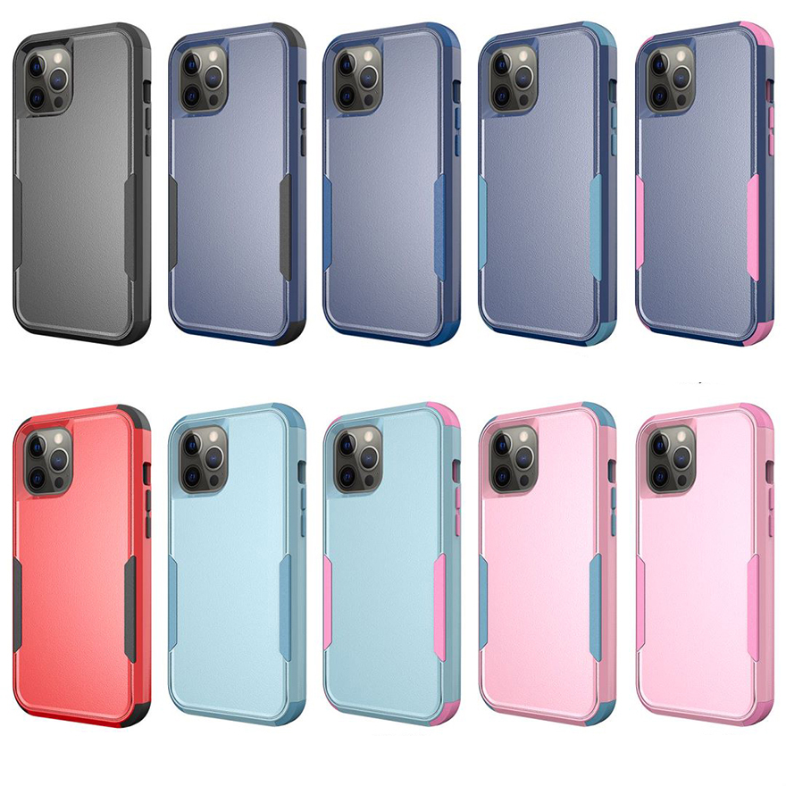 

Slim Defender case for iPhone 12 11 pro max xs XR 6 7 Plus 8 SE 2 S21 FE S21 UltraBumper Armor phone cover, 10x per color