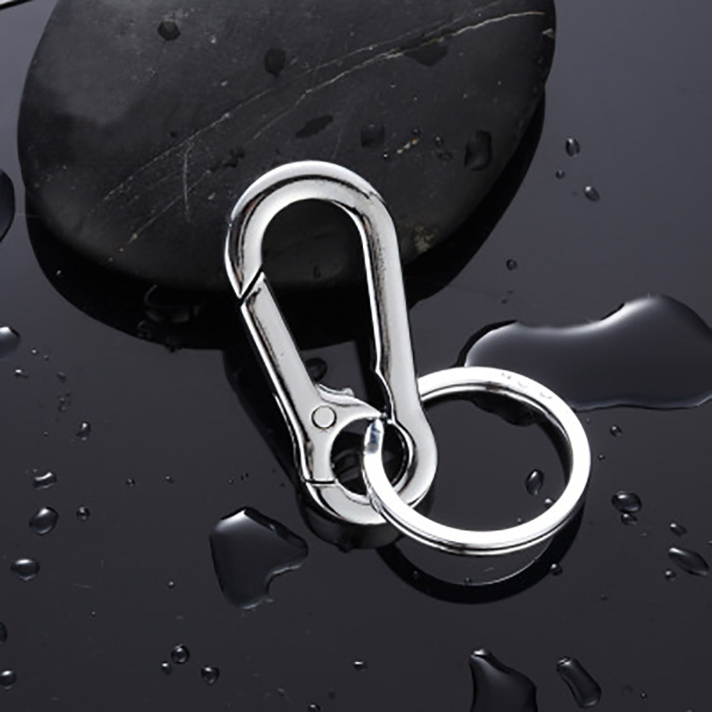 

2021 Fashion Mens New Metal Simplicity Style Mountaineering Keychain Automobile Hanging Ornament Cheap Stall Wholesale Key Chain Ring Gift