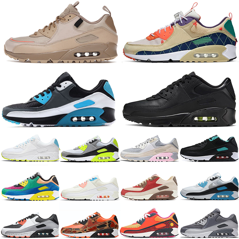

Cushion 90s men women running shoes Big Size 12 Cargo Khaki Desert Camo USA infrared UNC Bred Total Orange Wolf Grey Grape Solar Flare mens