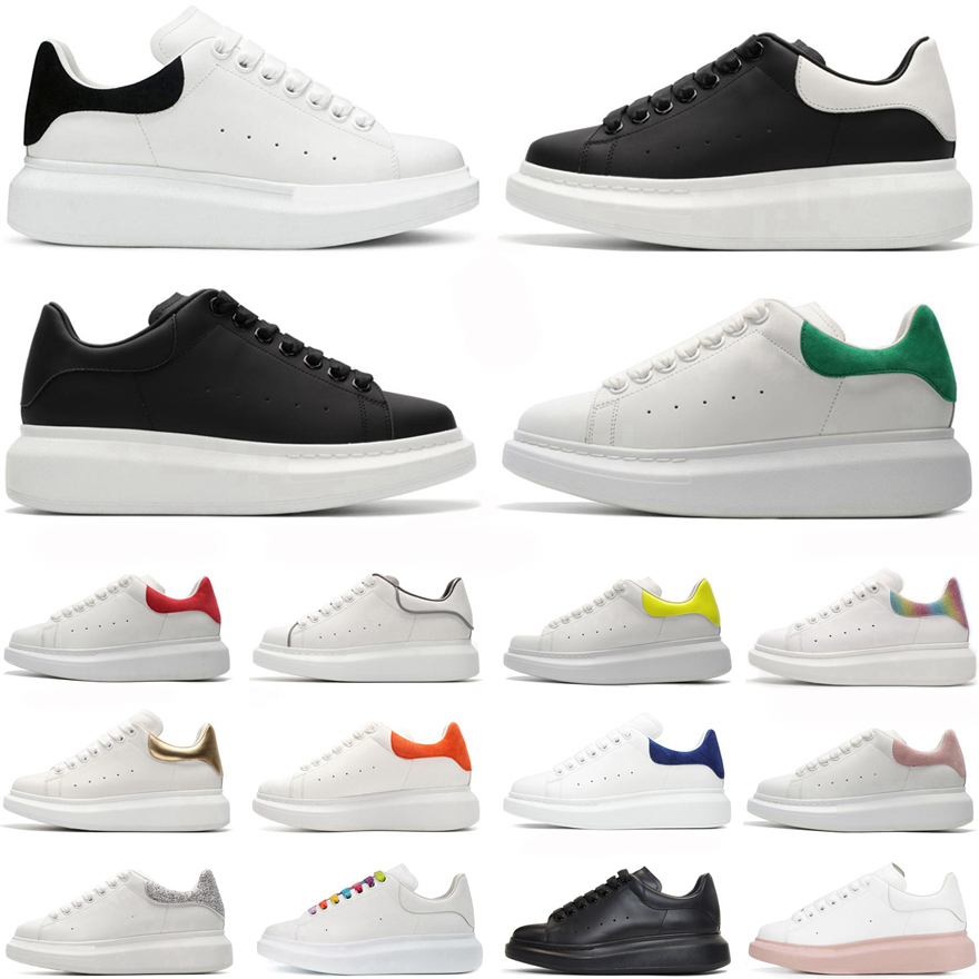 

[With Box] 1992 top quality Fashion Men Shoe Designer Women Leather Lace Up Platform Oversized Sole Sneakers White Black mens womens Luxury