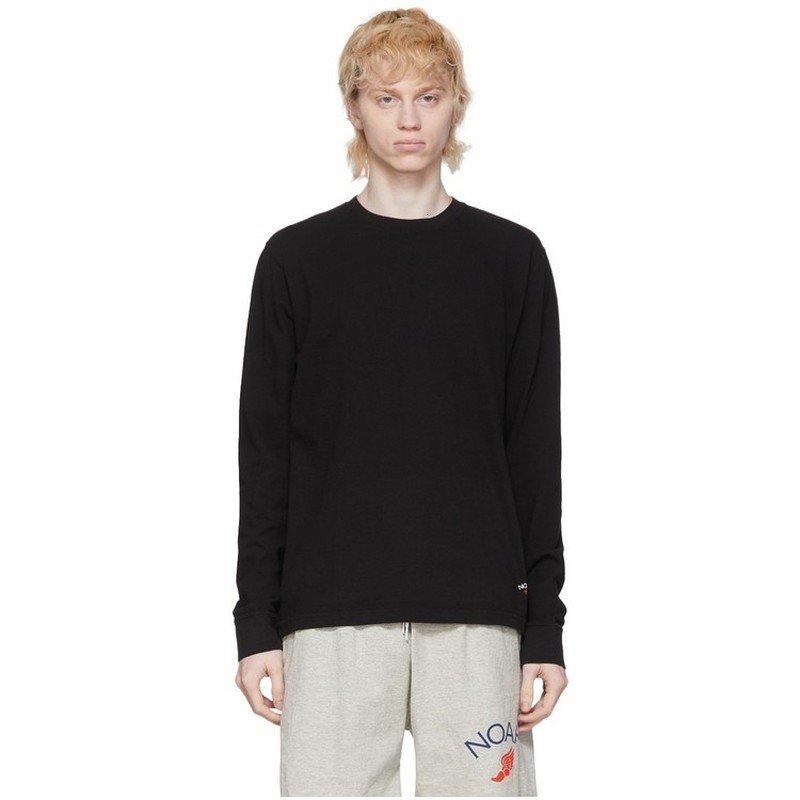 

2021 New Recycled Cotton Classic Reclaimed Cross Base Top Tee Streetwear Hip Hop Long Sleeve Noah T-shirt Yroe, White1