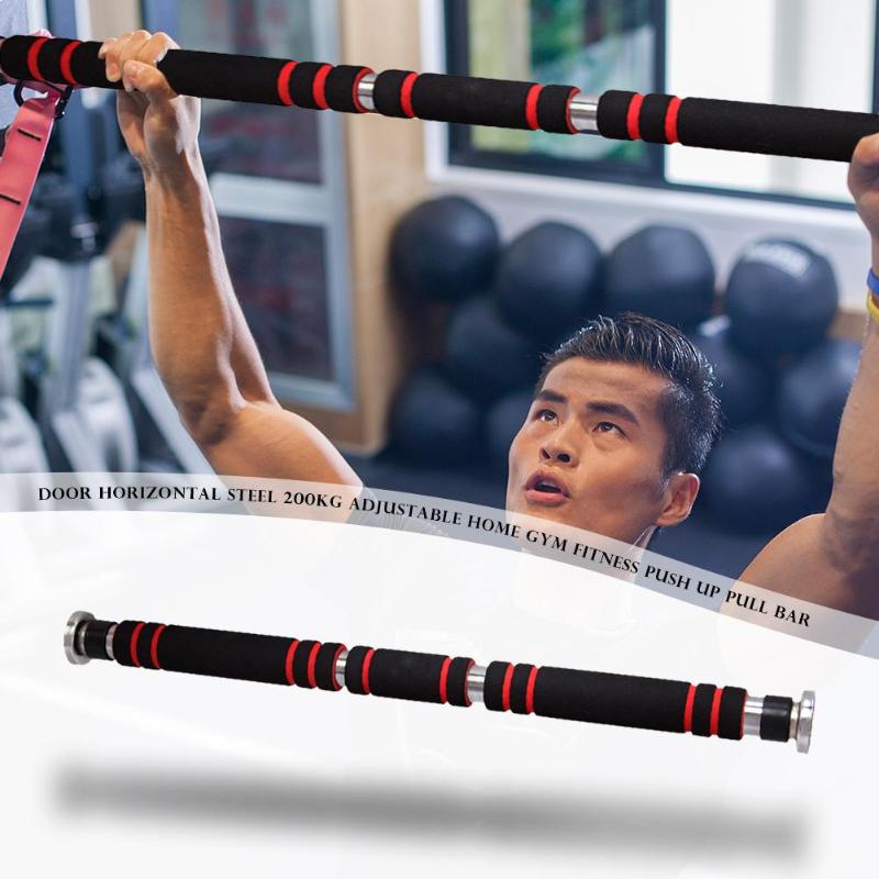 

Door Horizontal Steel 200kg Adjustable Home Gym Fitness Push Up Pull Bar