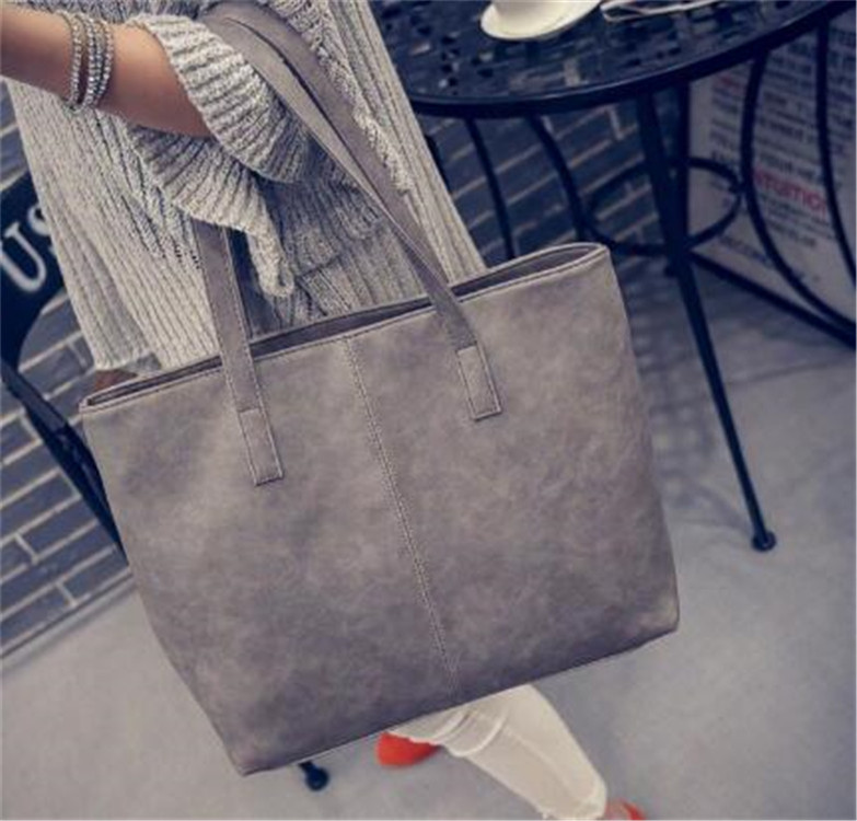 

88 Shopping Bag+wallet Women Handbag Leather Shoulder Bags 2 Pce Sets Ladies Messenger Bags Casual Tote Bags