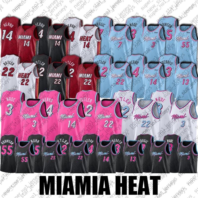 

Miami heat jersey Jimmy Tyler Butler Herro Jersey Bam Dwyane Adebayo Wade Jerseys Goran Kendrick Duncan Dragic Nunn Robinson XZCB54A5, Black;red