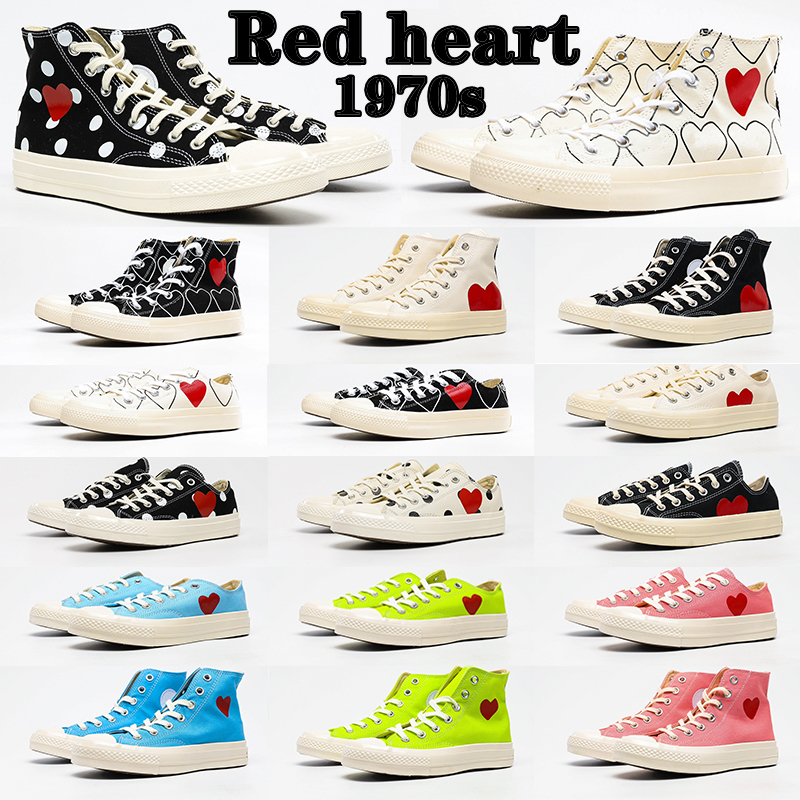 

Classic Campus Joker Canvas 1970s Play Big Eyes casual Shoes Red heart platform Jointly Name chuck 70 Triple Black White High Low Mens chucks 1970 Sport star Sneakers