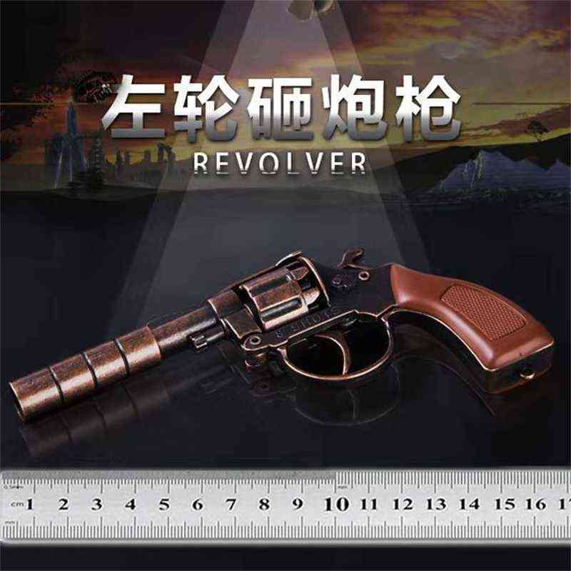 

metal revolver cannon straight smashing children's nostalgic childhood tourist attraction toy gun