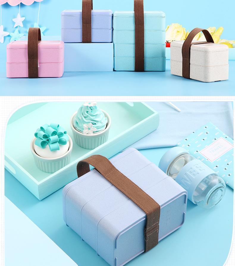 

Dinnerware Sets 1PC Lunch Box Storage Container Microwave Oven Bento Boxes Lunchbox BPA Free PK 012