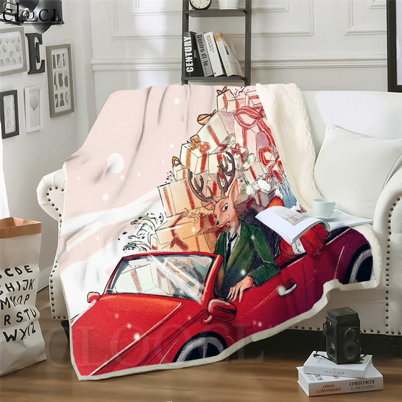 

CLOOCL New Anime BEASTARS 3D Print Street Style Air Conditioning Blanket Sofa Teens Bedding Throw Blankets Plush Quilt