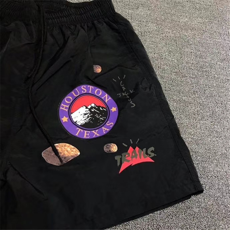 2021 2021 New Mesh Travis Scott Cactus Jack Running Wild Trails Shorts Men Women Waterproof Rhga 
