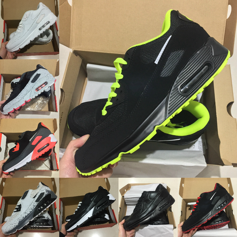

High Quality 2021 New Airs Cushion 90 Running Shoes Cheap Men Women Black White 90s Classic Airs Designers Trainer Outdoor Sports Shoe S01, Please contact us