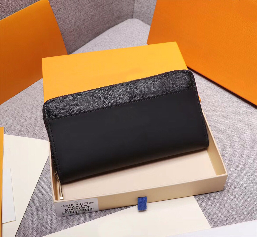 

Luxury designer bag men and women the same coin purse large-capacity wallet multi-card position cowhide fashion simple with box