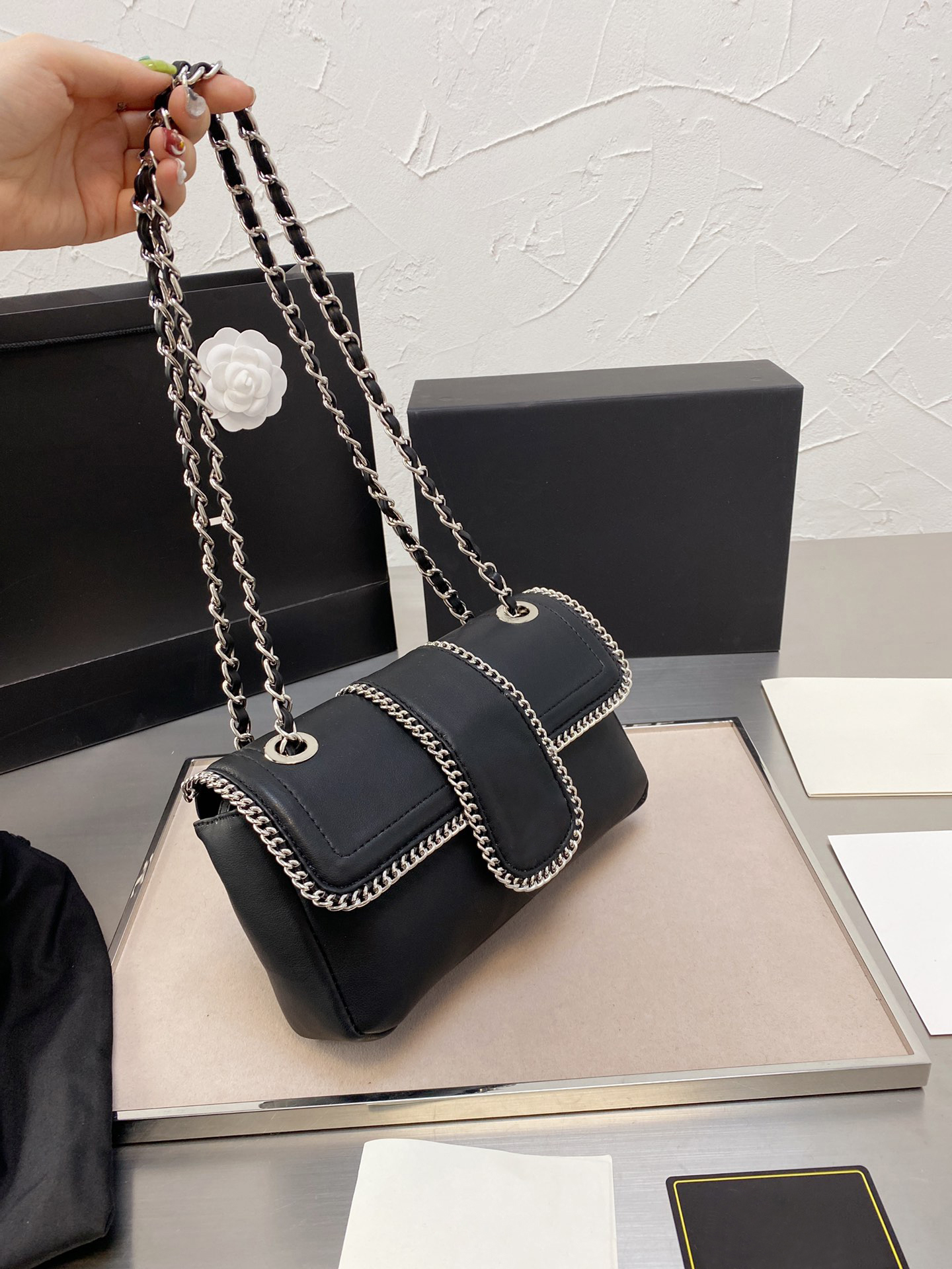 

2021 Good selling classic purse bag women luxurys designers lady bags fashion real leather handbags designer crossbody shoulder tote with wholesale price XTC02, Box