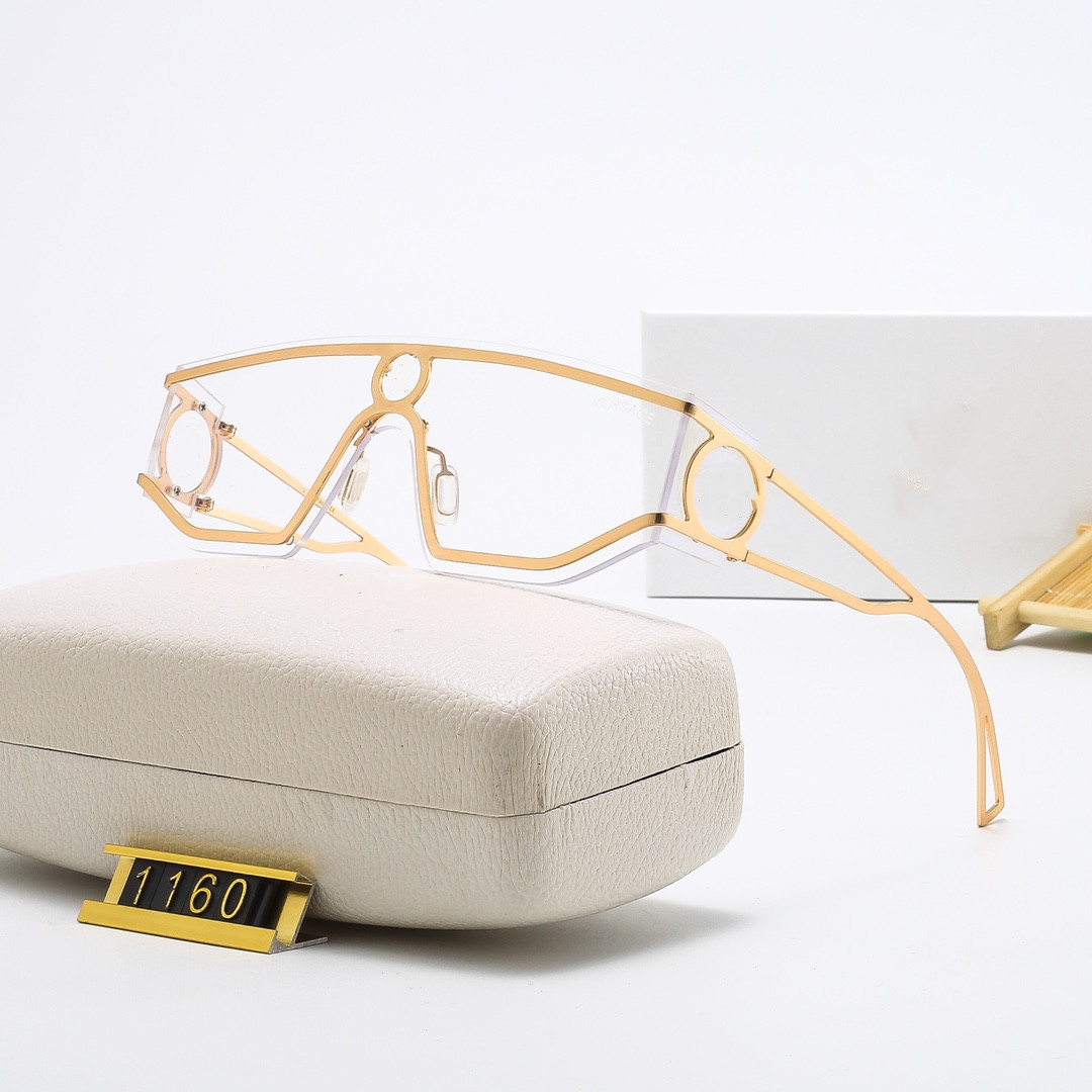 2021 new Fashion high quality Designer Sunglasses Brand Polarized lens Sun glasses Eyewear For Women eyeglasses metal frame ve1160