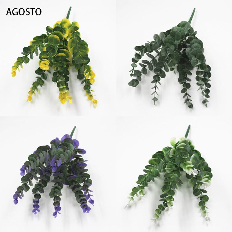 

Artificial Leaves Eucalyptus Money Leaf Fake Flower Vase Decoration Household Bonsai Home Decoration Accessories