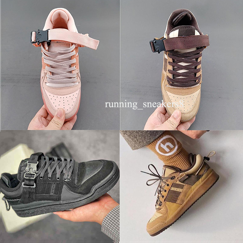 

2021 Forum Low x Bad BUNNY men's running shoes Easter Egg The First cafe brown women's Sneakers sports GW0264 with box size 36-45 A2, Back to school