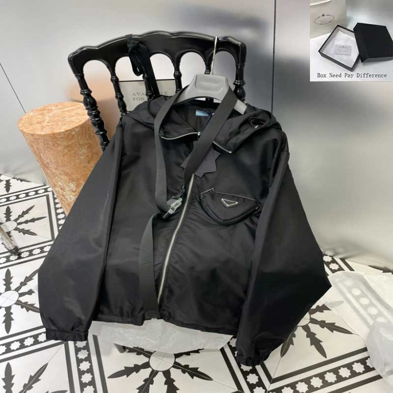 

Womens Designer Jacket Hooded Outerwear Fashion Solid Color Windbreaker Jackets Casual Ladies Jacket Coat Clothing Size S, Make up for difference