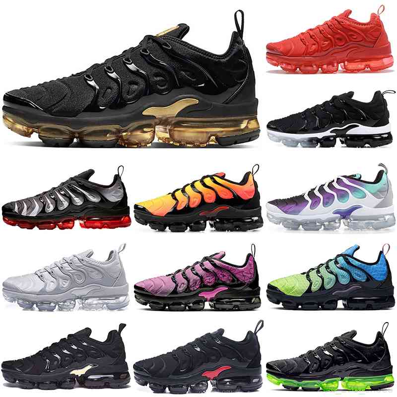 

Running shoes Plus men women Bumblebee Lemon Lime Hyper Violet voltage purple Triple white bred DMP Red Shark Tooth outdoor sneakers, Dmp 40-45