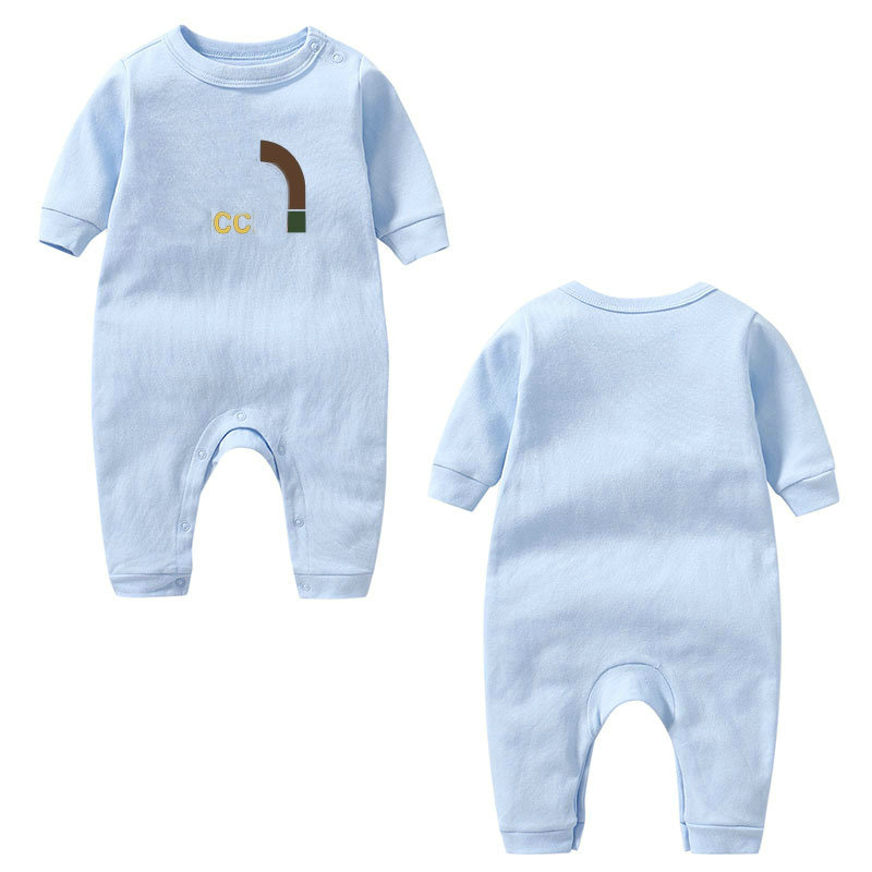 

INS In stock Designer Fashion newborn Rompers baby clothes spring and autumn long-sleeved romper female Jumpsuits, Short sleeve black
